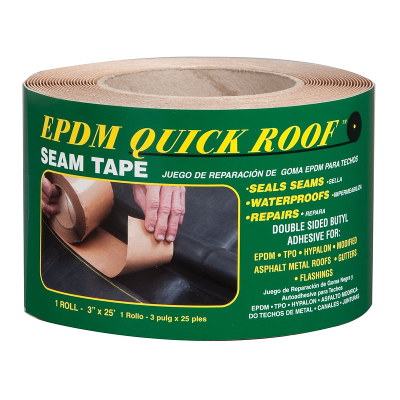 Cofair BST325 EPDM Quick Roof Seam Tape - 3"" x 25' - Image 1